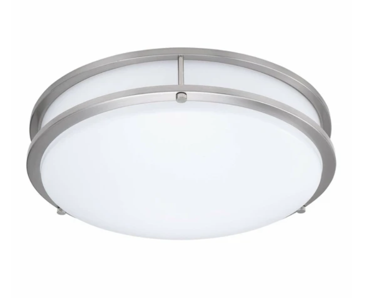 LED Double Ring Flush Mount Ceiling Light