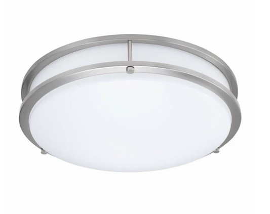 LED Double Ring Flush Mount Ceiling Light