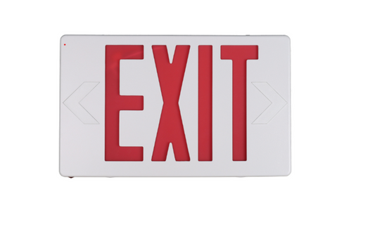 LED Exit Sign with Battery